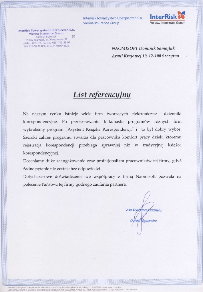 referencje