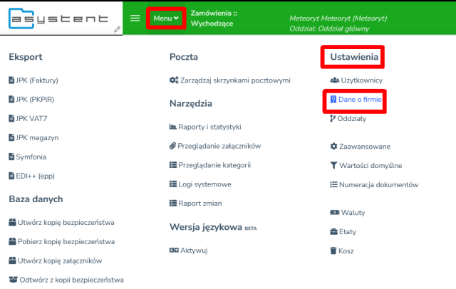 Zrzut ekranu instrukcji 1
