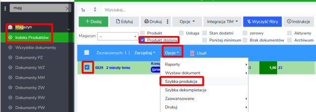 Zrzut ekranu instrukcji 1