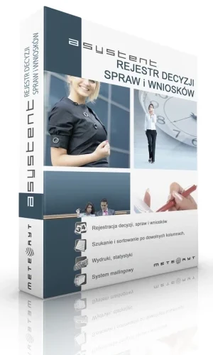 Asystent Chmura Rejestr Decyzji Spraw i Wniosków MAX - 1 rok
